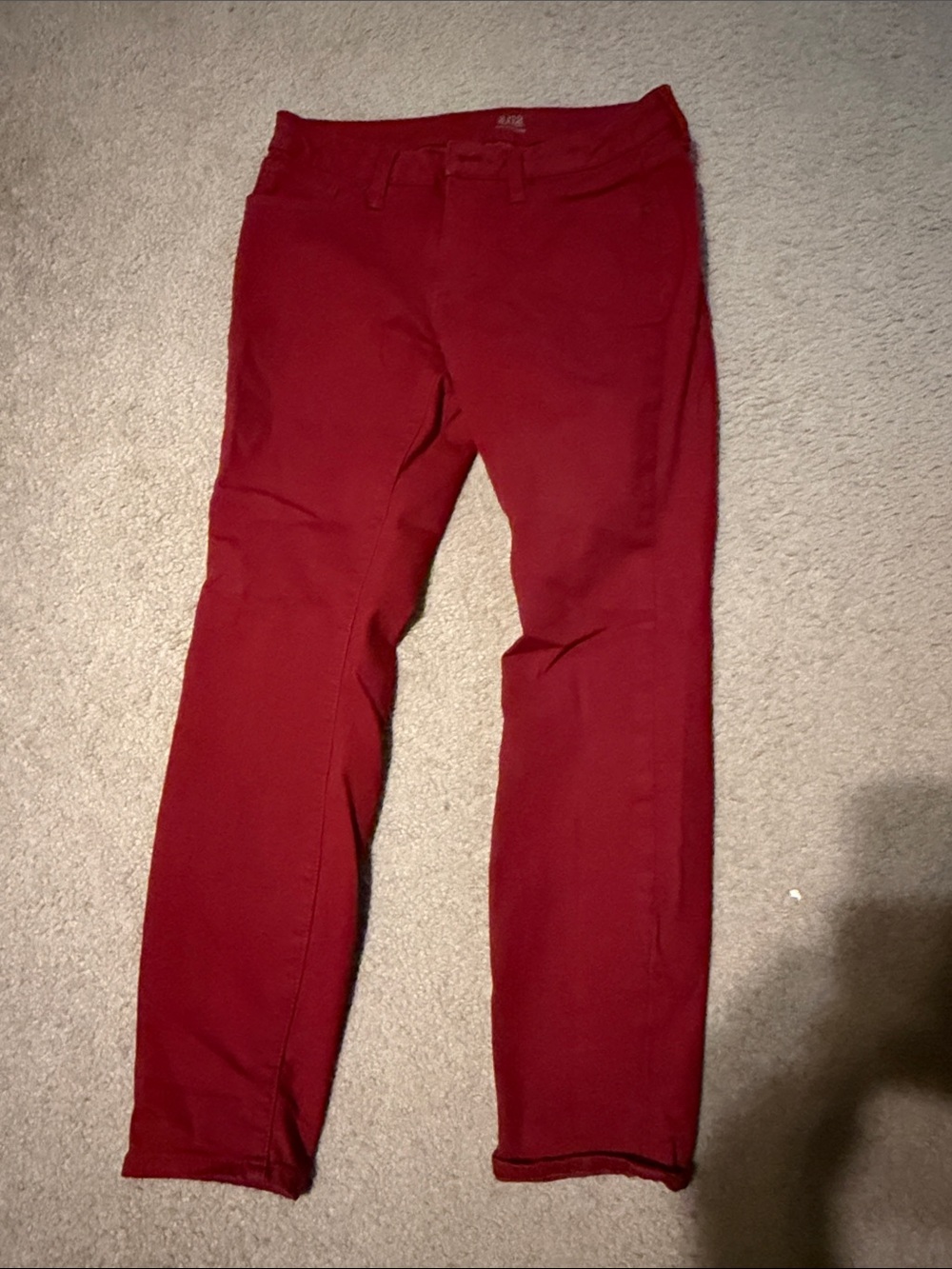 Women’s Red Slim Fit Jeans